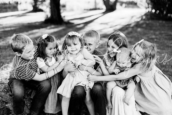Van Matre family 2024-10BW